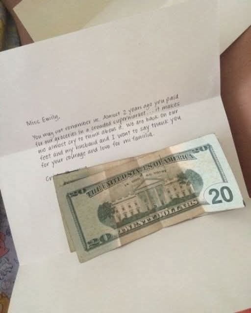 I PAID FOR A STRANGER’S GROCERIES TWO YEARS AGO – AND TODAY, I GOT THIS IN THE MAIL
