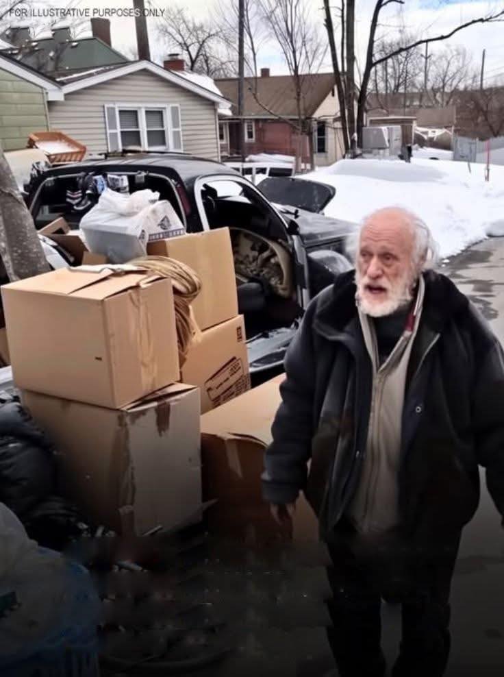 87-Year-Old Man Returns Home from Hospital, Sees His Stuff Had Been Taken Out of the House