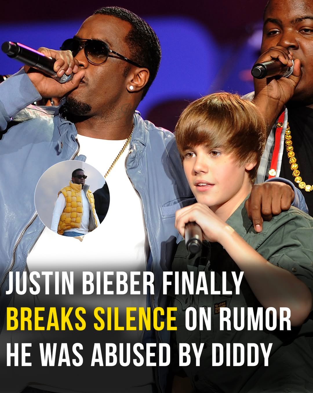 Justin Bieber finally breaks silence on rumor he was abused by Diddy