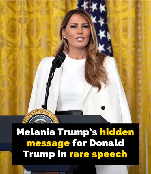 Melania Trump’s speech contains hidden message to Donald Trump