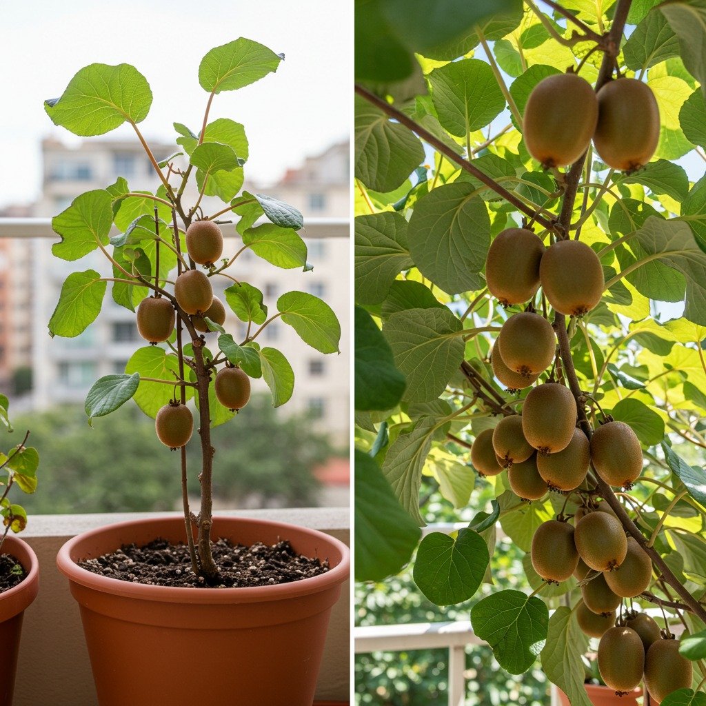 How I Grow Kiwi Trees in Coconuts Using Bananas – No Soil Needed!