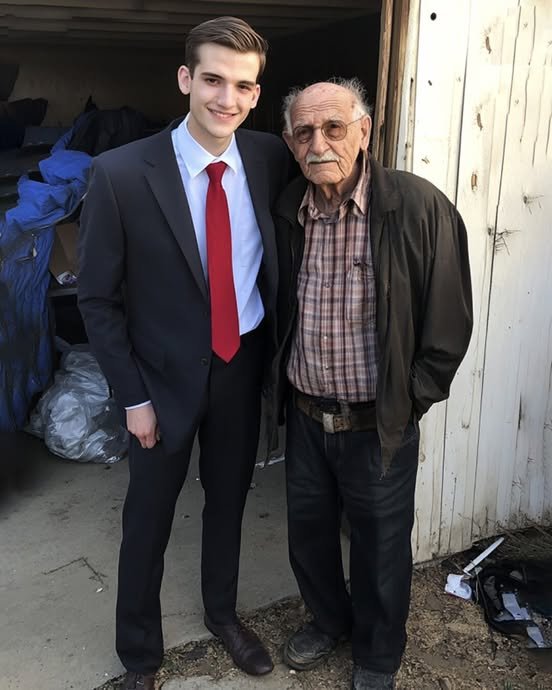 An Elderly Teacher Paid for a Freezing Boy’s Meal — The Boy Repaid Him Seven Years Later