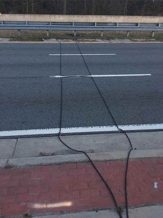 What You Should Do When You See Black Cables on the Road