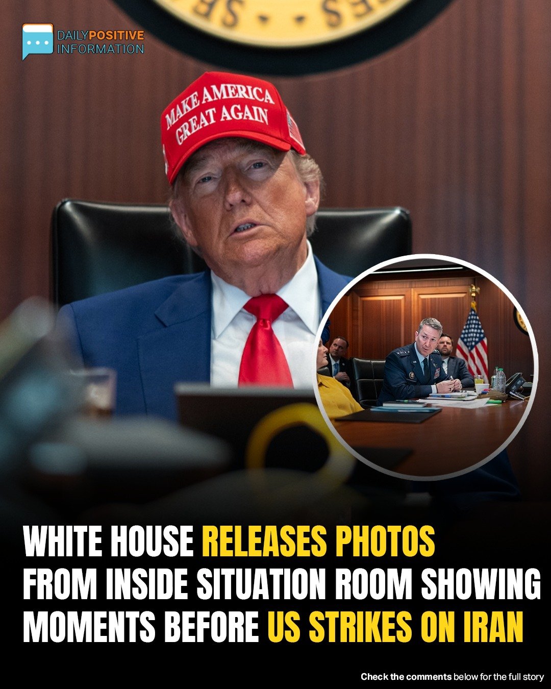 White House Publishes Rare Situation‑Room Photos Capturing Pre‑Strike Tension Before Iran Mission