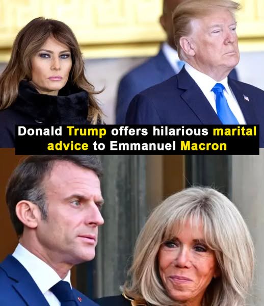 President Trump addresses plane incident with Macron and his wife