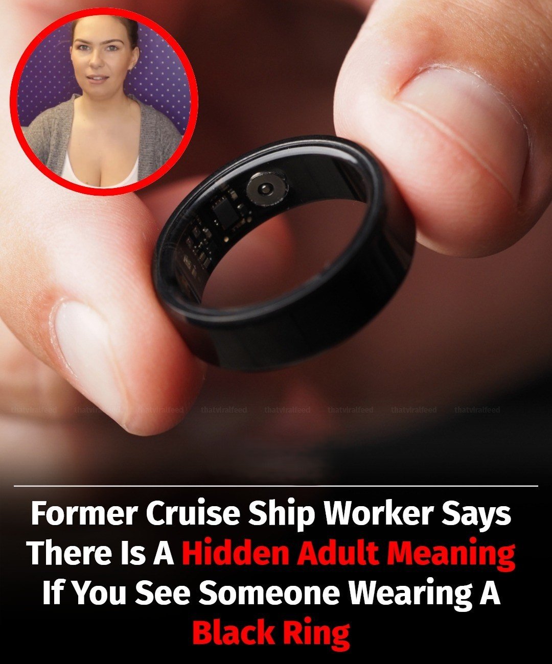 Former Cruise Ship Worker Shares The Secret Adult Meaning Behind Wearing A Black Ring