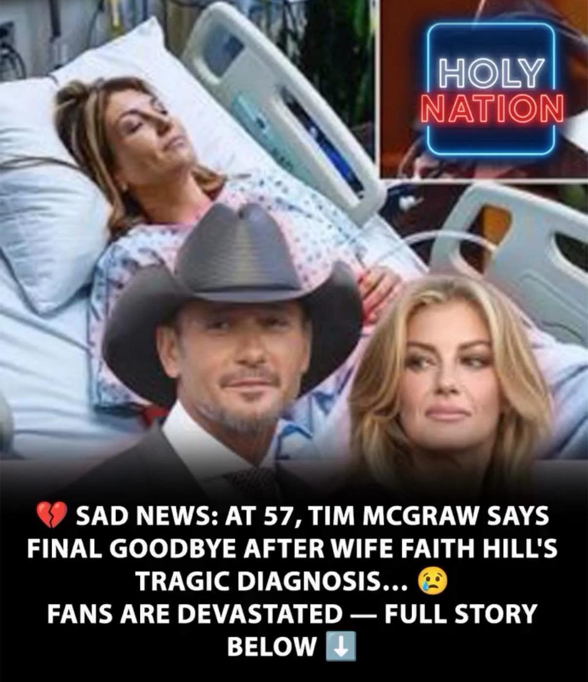 TIM MCGRAW SAYS FINAL GOODBYE AFTER WIFE FAITH HILL’S TRAGIC DIAGNOSIS