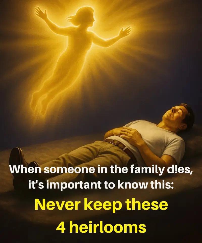 Never keep these 4 family heirlooms after a d3ath. They could bring back more than just memories!