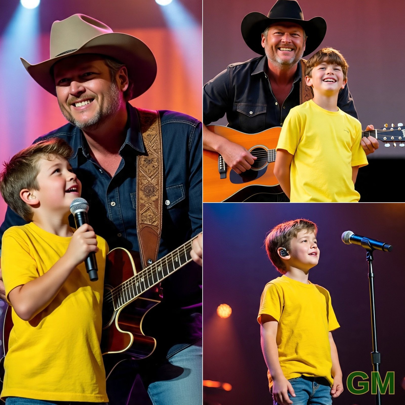 Blake Shelton stopped his concert mid-song when he saw a 6-year-old boy’s heartbreaking sign and what happened next left the entire audience in tears.