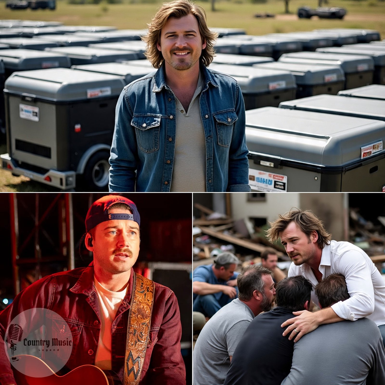 In the midst of a national disaster, Morgan Wallen didn’t just post his thoughts and prayers, he made a phone call to donate half a million dollars to communities that had lost everything. The donation came straight from his own pocket, through the Morgan Wallen Foundation, and was only made public after the Red Cross confirmed the money had been distributed. Wallen then posted a line that broke fans’ hearts