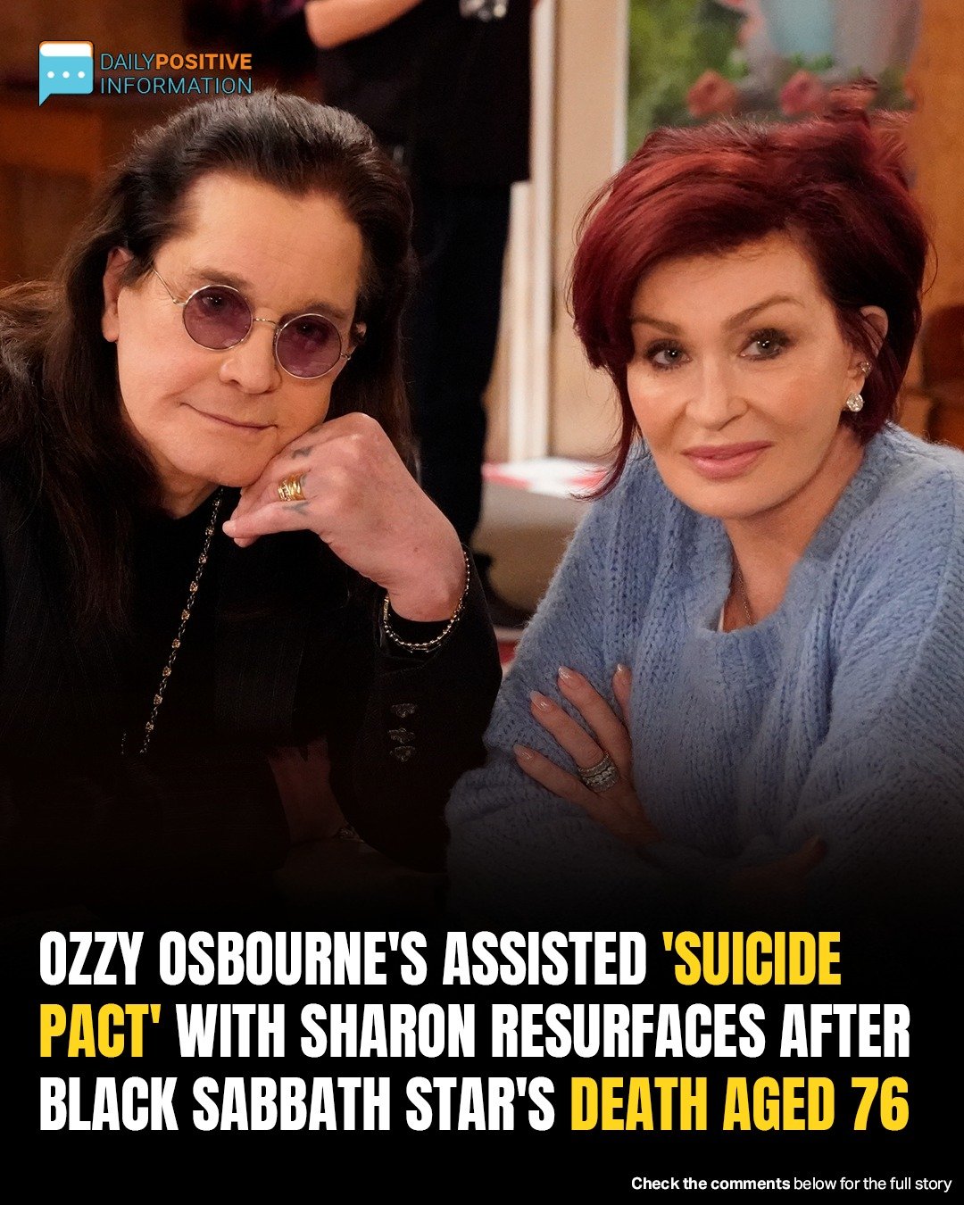 Ozzy And Sharon Osbourne’s Controversial ‘Suicide Pact’ Resurfaces After His Death At 76