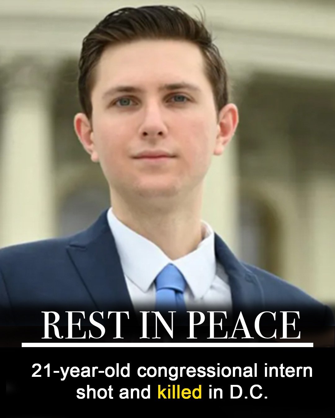 21-year-old congressional intern shot dead