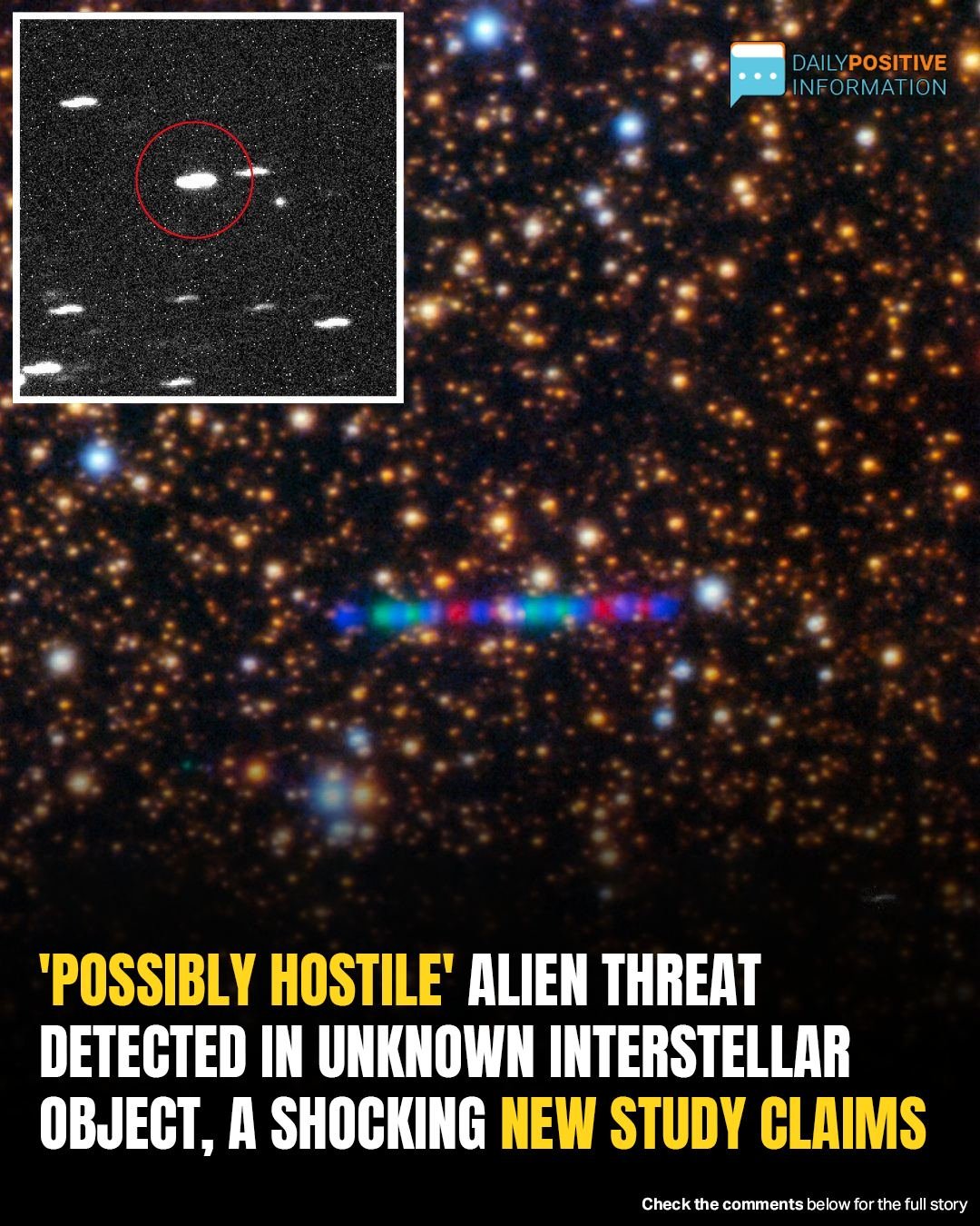 New Study Warns Mysterious Space Object Could Be ‘Hostile’ Alien Tech