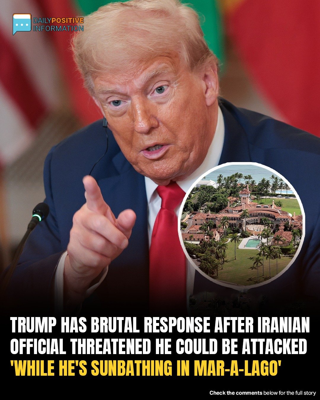 Trump Responds To Iran’s Threat With Humor And Skepticism