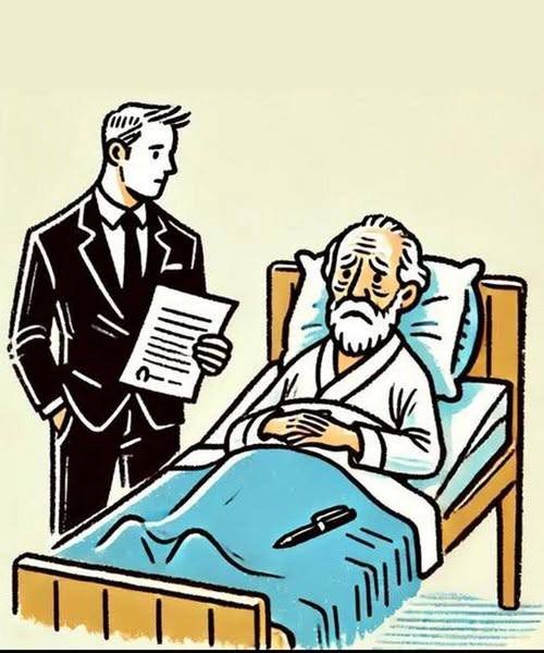 Joke of the day: A Wealthy Old Man Was Lying On His Bed