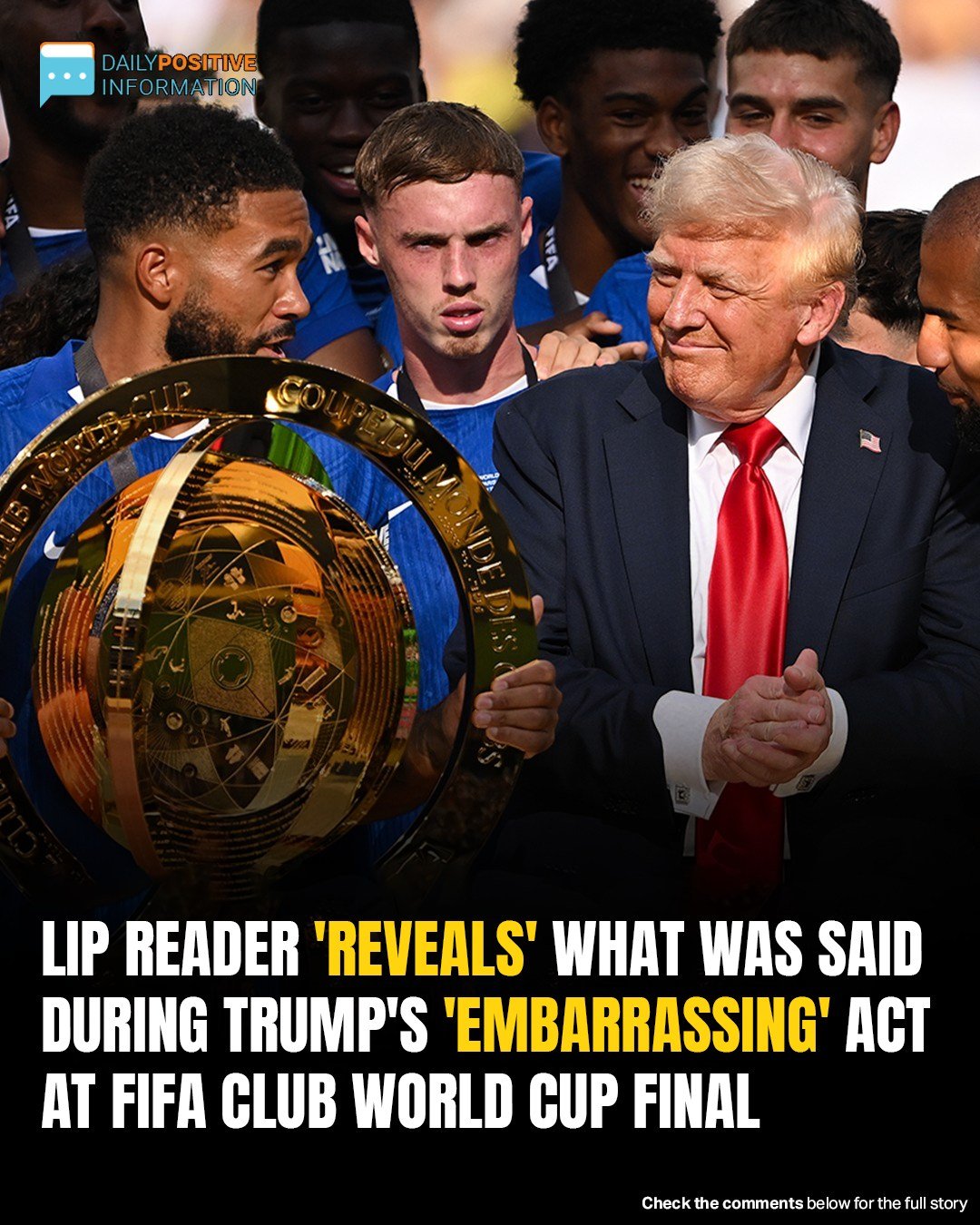Lip Reader Reveals What Trump Said During FIFA Final—And It Left Players Stunned