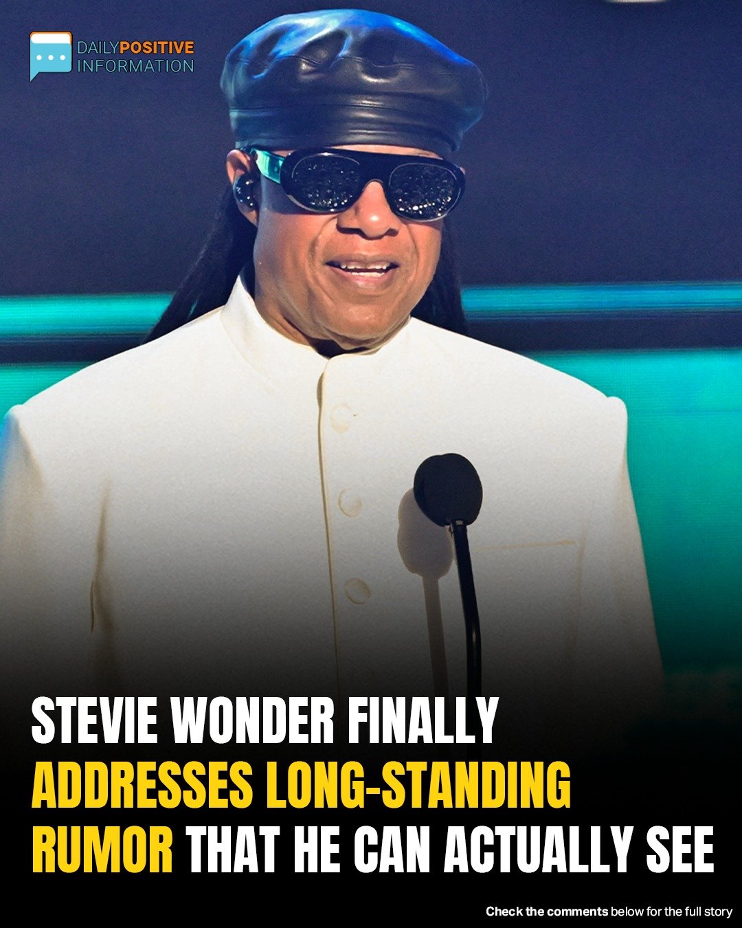 Stevie Wonder Addresses Rumors About His Blindness: “You Know The Truth”