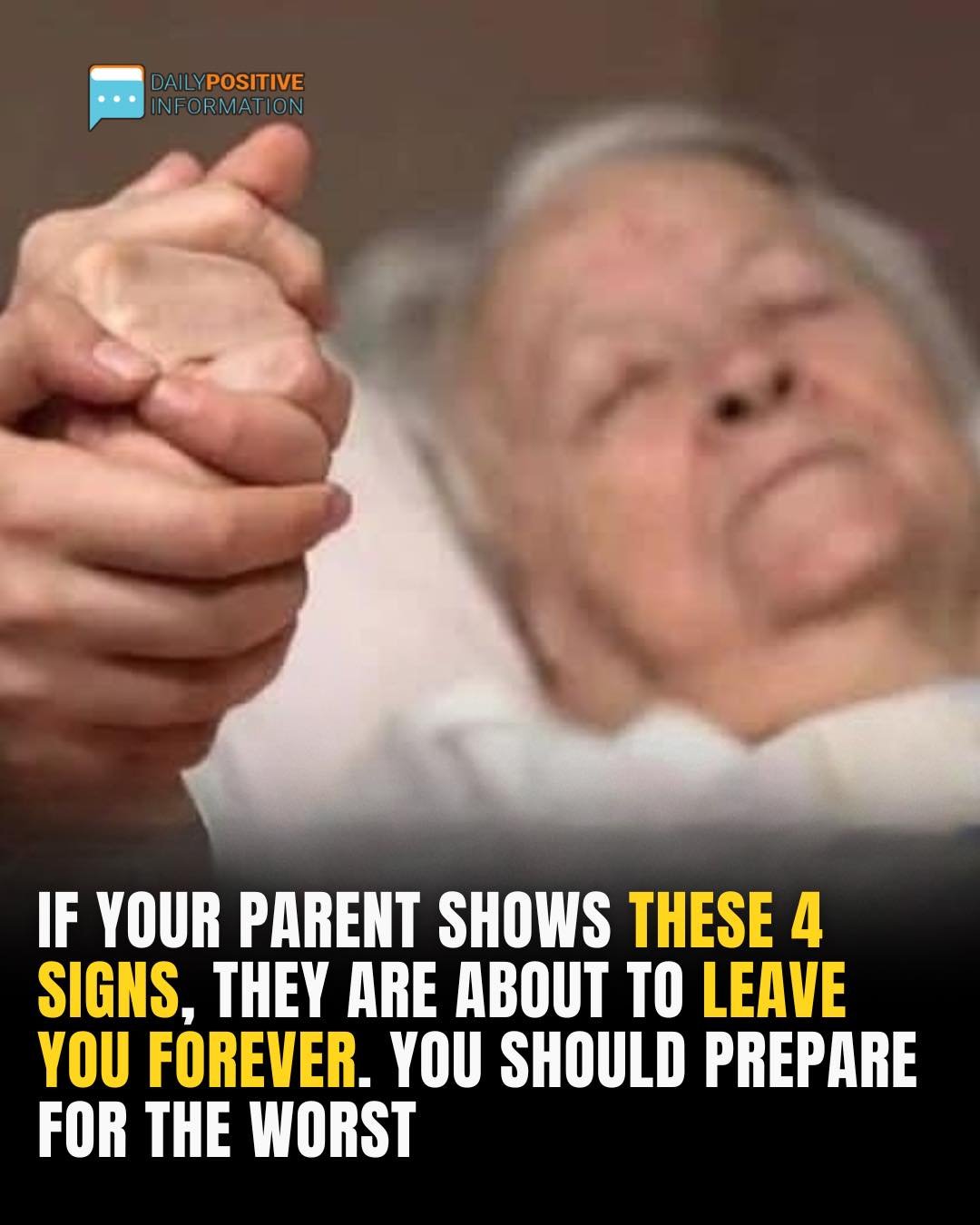 If Your Parent Shows These 4 Signs, They May Be Nearing the End of Life. Prepare Yourself for What’s to Come