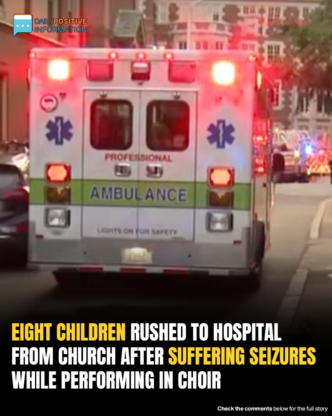 Eight Children Collapse During Church Choir Performance — Rushed To Hospital
