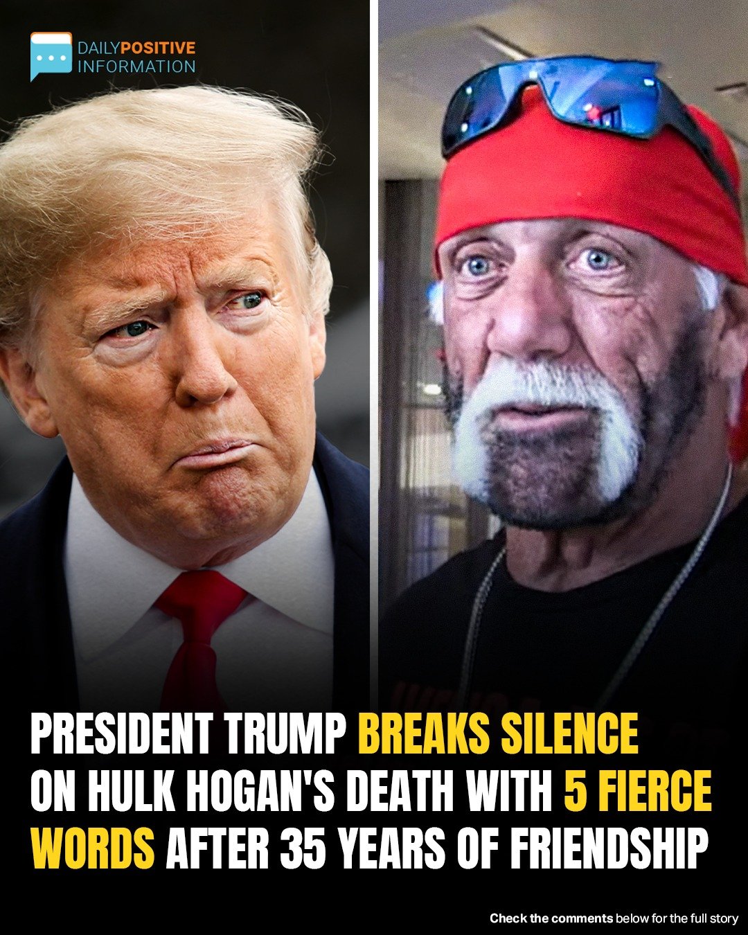 Donald Trump Pays Tribute To Hulk Hogan After Wrestling Legend’s Death
