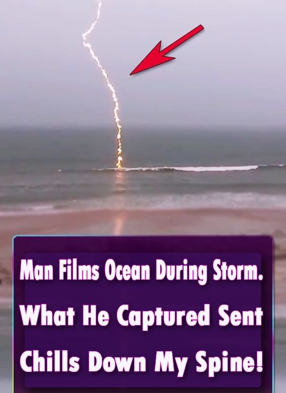 Man Films Ocean in a Storm—The Footage Gave Me Goosebumps!