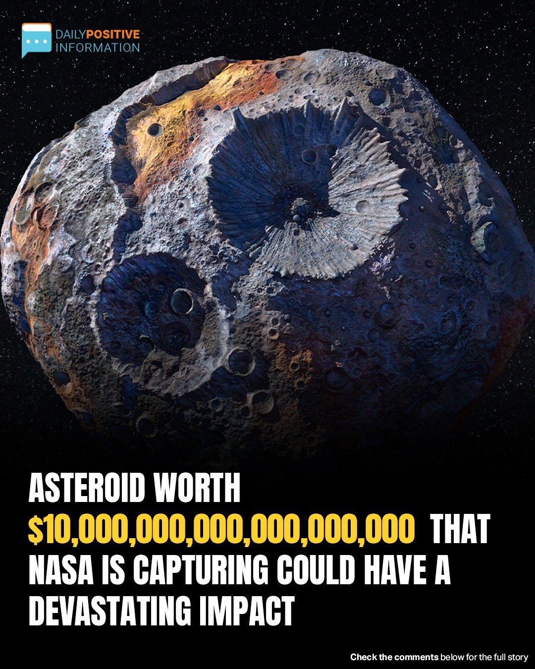 James Webb Telescope Reveals Surprising Update On An Asteroid That Could Make Everyone On Earth A Billionaire