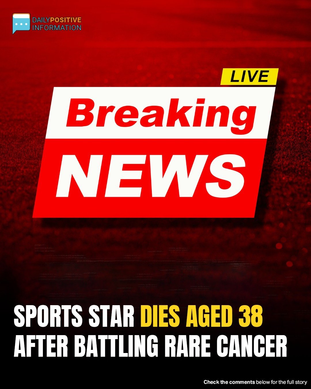 Super Bowl Champion Dies At 38 After Aggressive Cancer Battle