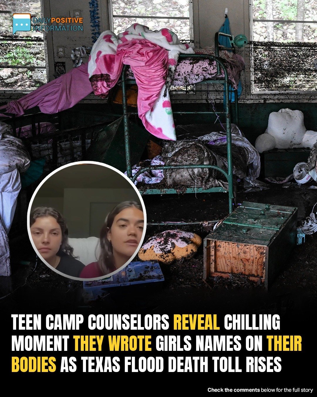 Teen Camp Counselors Reveal They Wrote Girls Names On Their Bodies As Floodwaters Rose