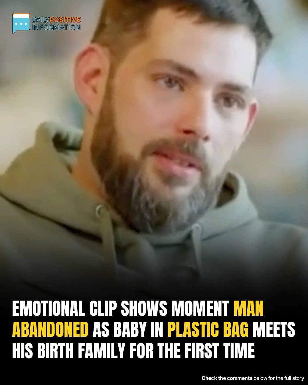 Emotional Reunion: Man Meets Birth Family Decades After Being Left In Plastic Bag