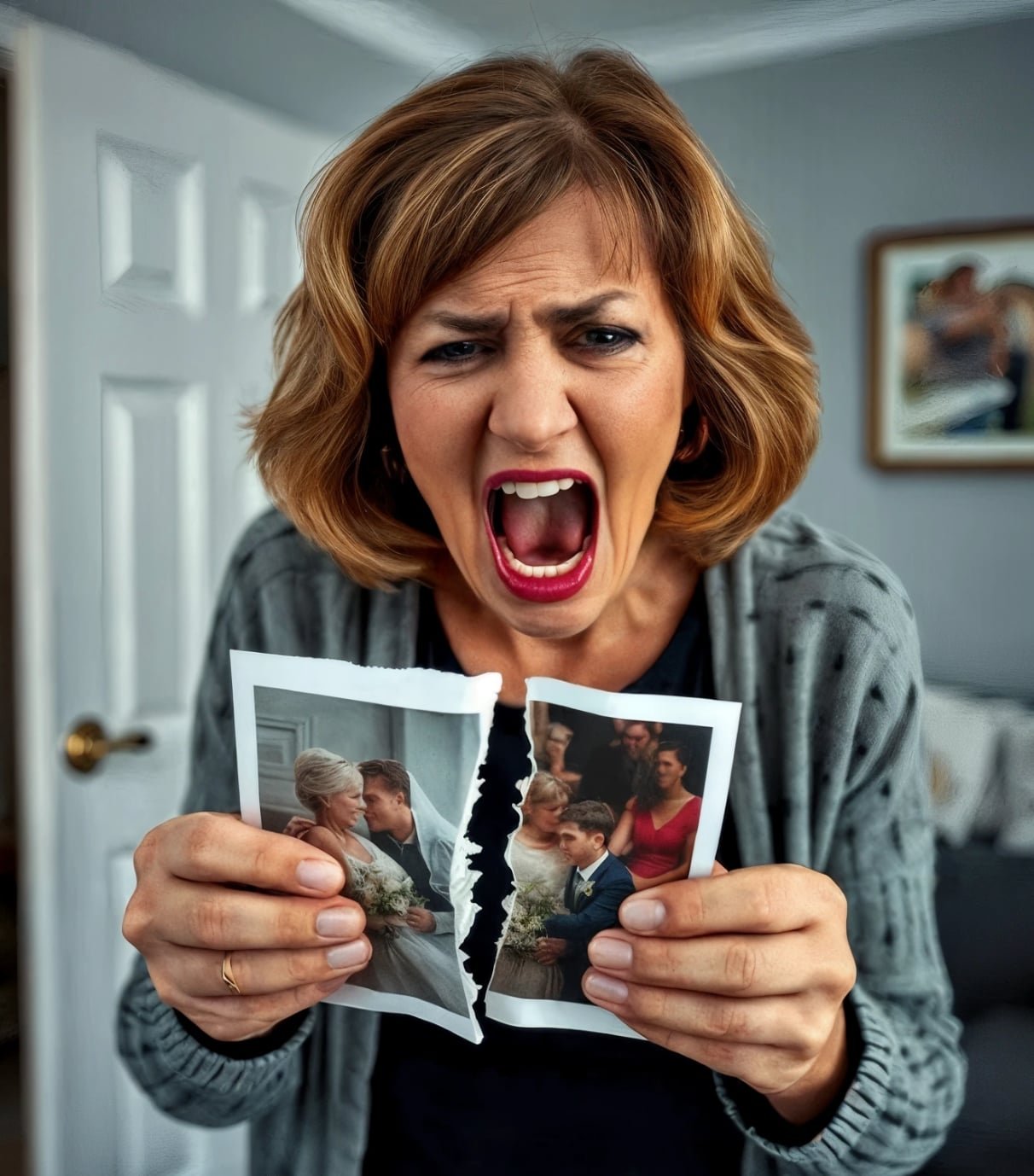 — My mother-in-law tore up my wedding album and hissed through clenched teeth, “Your tears will wash the floor better than any rag.