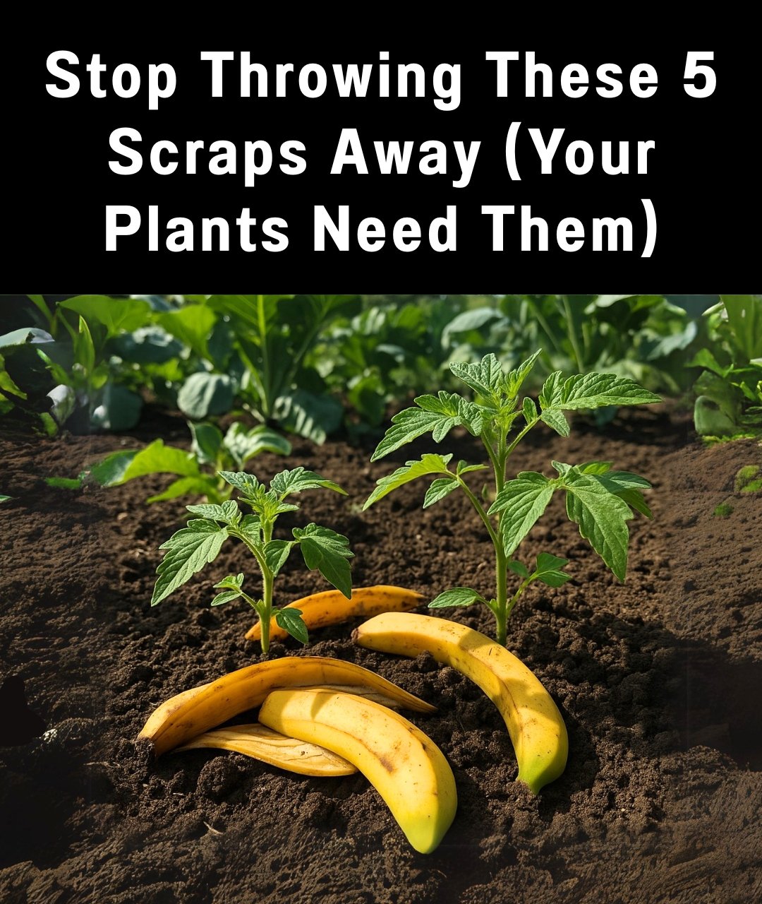 Kitchen Scraps You Can Use to Feed Your Plants (No Compost Needed)