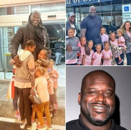 Shaq surprises family of 11 with two new cars and more