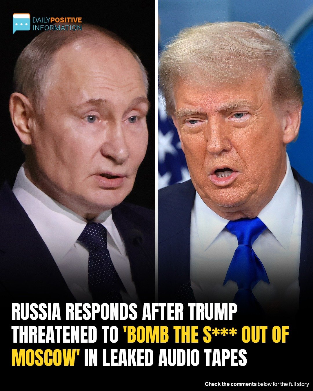 Trump’s Alleged Threat To Bomb Moscow—Russia Responds To Leaked Audio