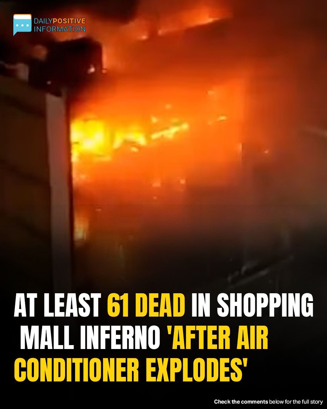 60+ Dead As Inferno Tears Through Newly Opened Iraqi Mall After AC Explosion