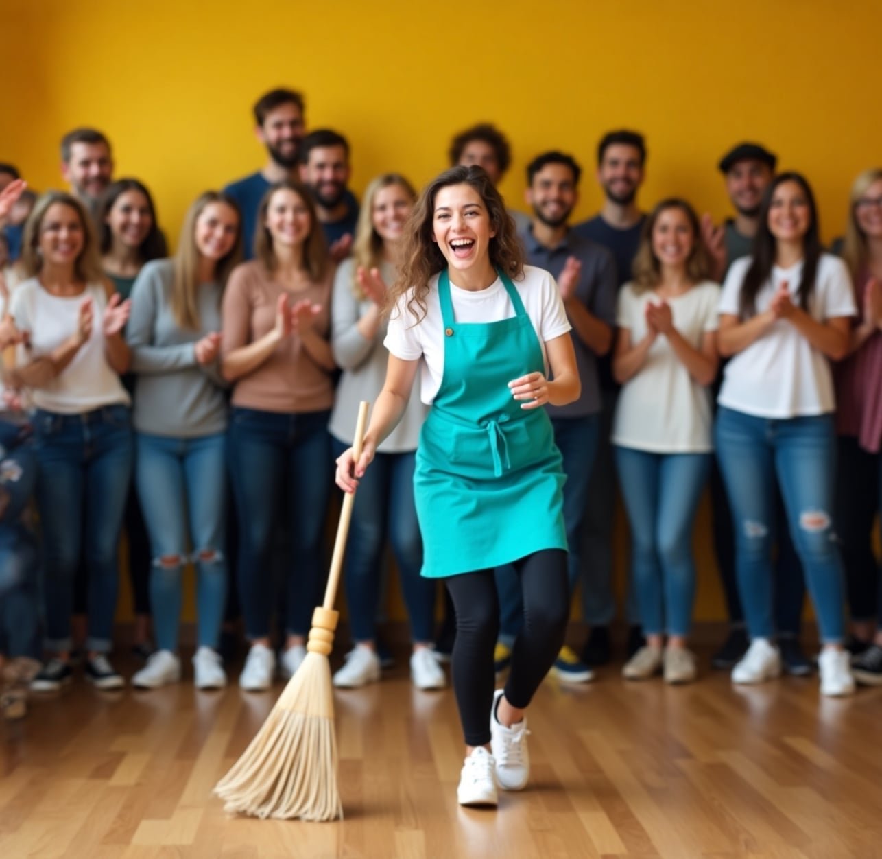 They invited the cleaning lady to dance, thinking it would be funny… but her first turn made everyone forget how to breathe.