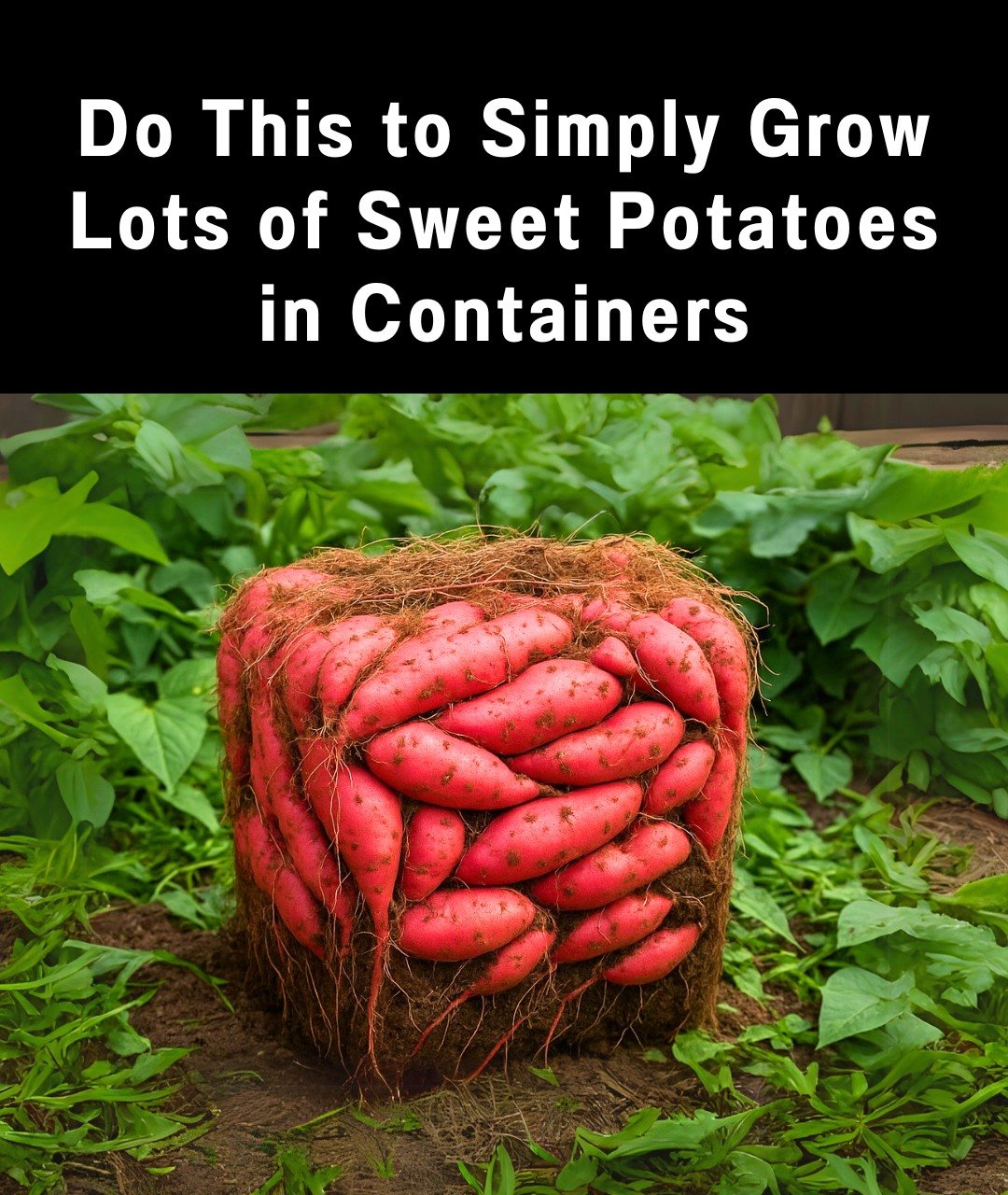 How to Grow Sweet Potatoes in Containers (A Beginner’s Guide)
