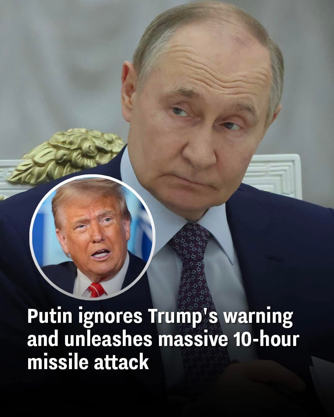 warning and unleashes massive 10-hour missile attack