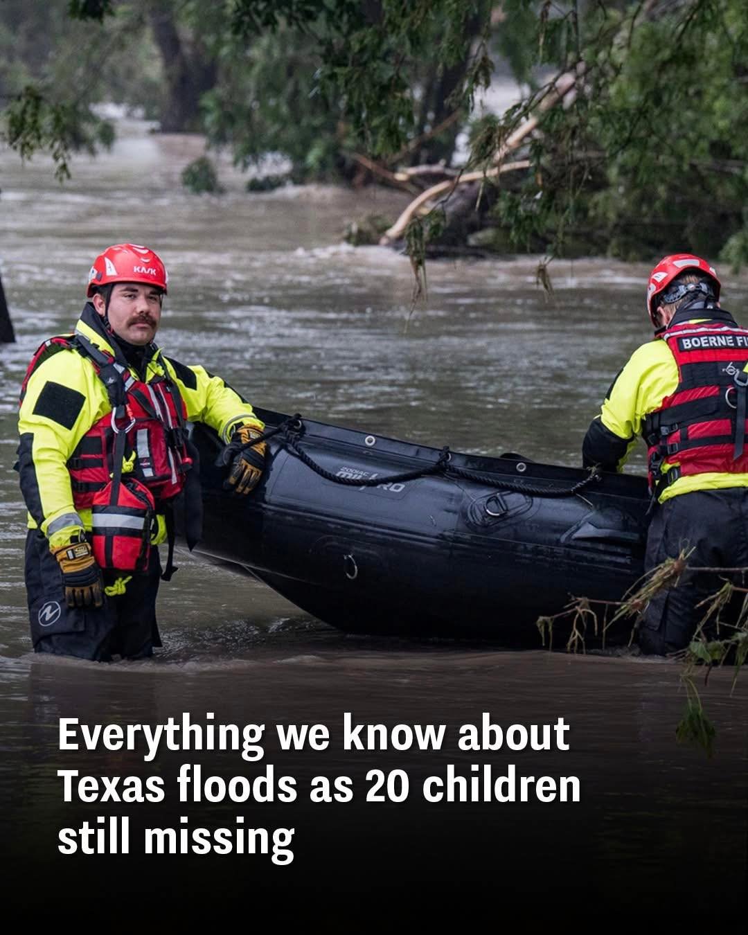 Everything we know about Texas floods as 20 children still missing