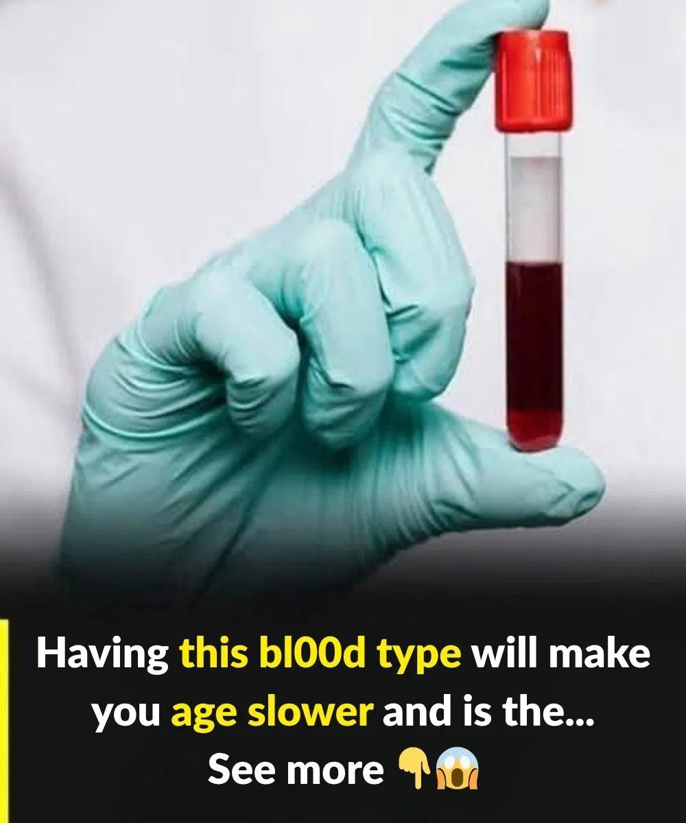Having this bl00d type will make you age slower and is the…