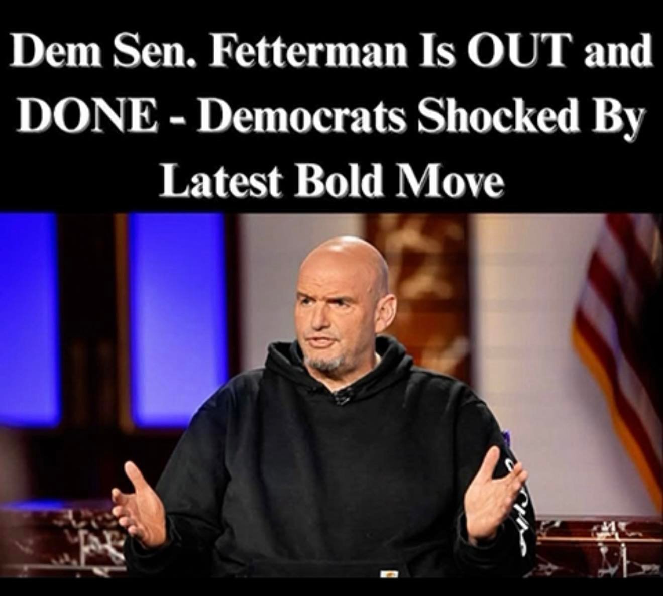 Fetterman Breaks With Fellow Dems