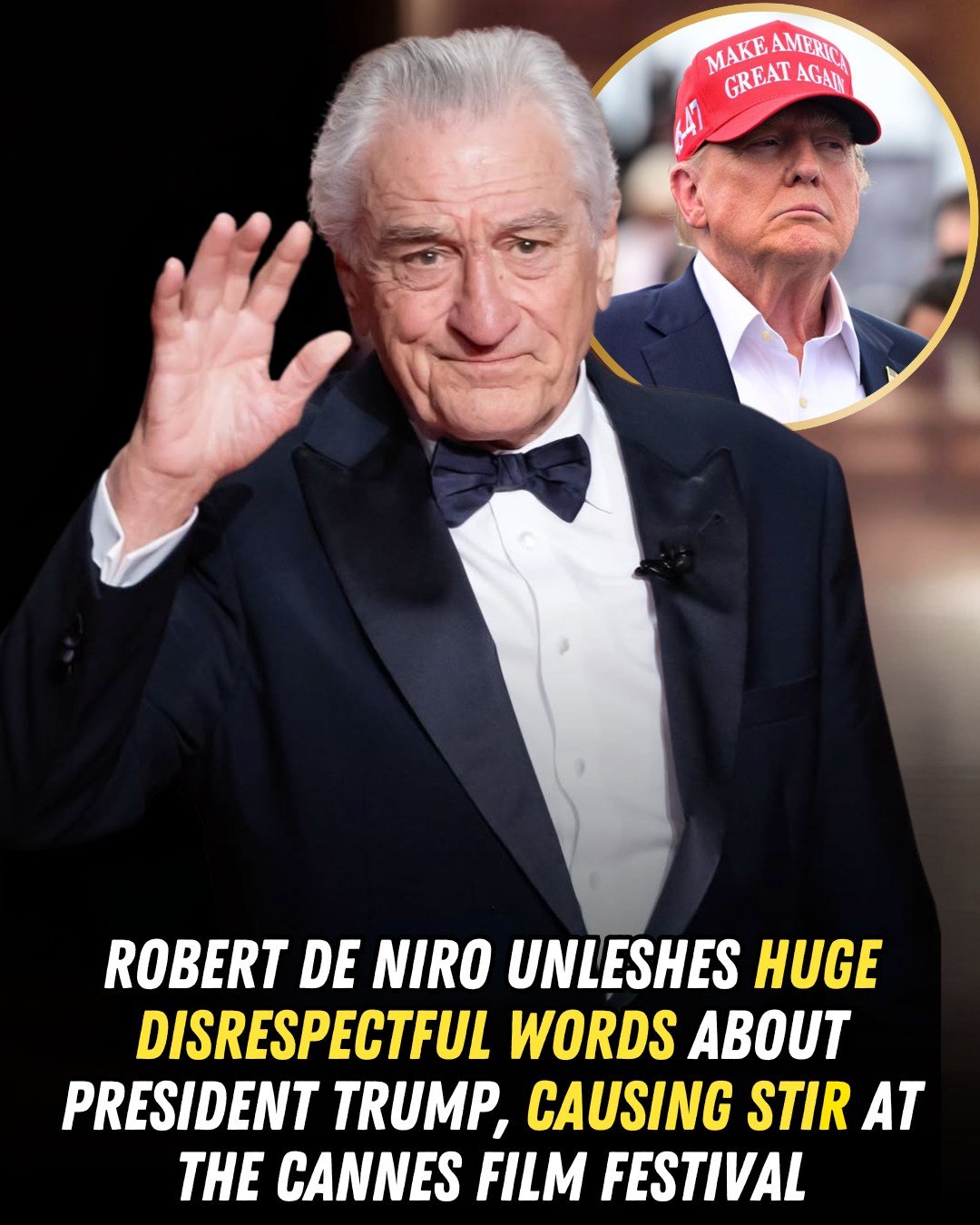 Robert De Niro lashes out at President Trump in Cannes rant