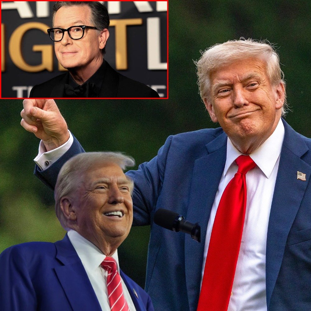 Trump Says He ‘Loves’ That Colbert Was Fired