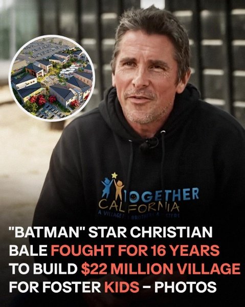 Christian Bale Plans Village to Keep Foster Siblings Together