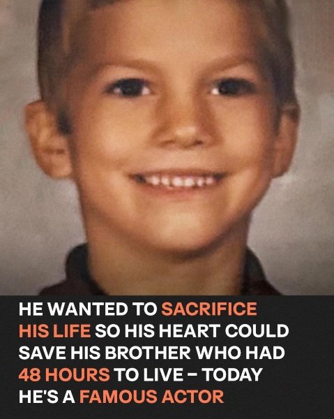 This well-known Hollywood star was willing to sacrifice his own life so his heart could save his brother, who had only 48 hours to live