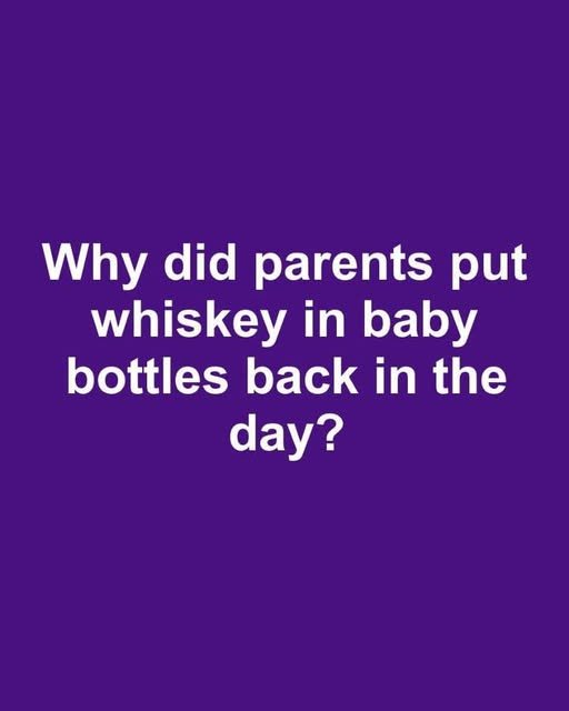 The Strange History of Whiskey in Baby Bottles