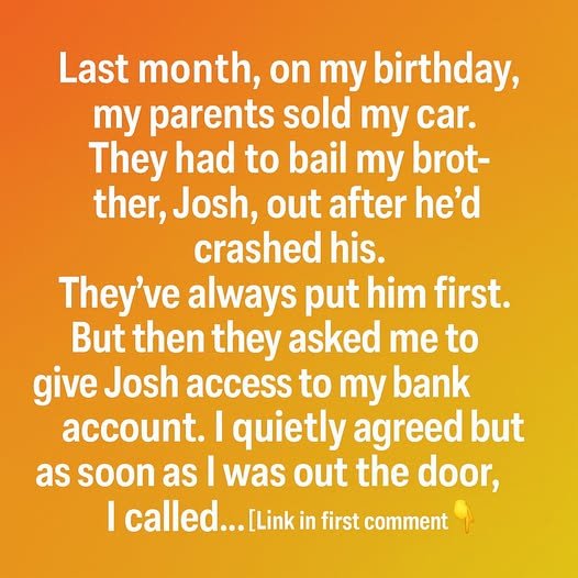 When My Parents Sold My Car to Save My Brother, I Learned This Lesson