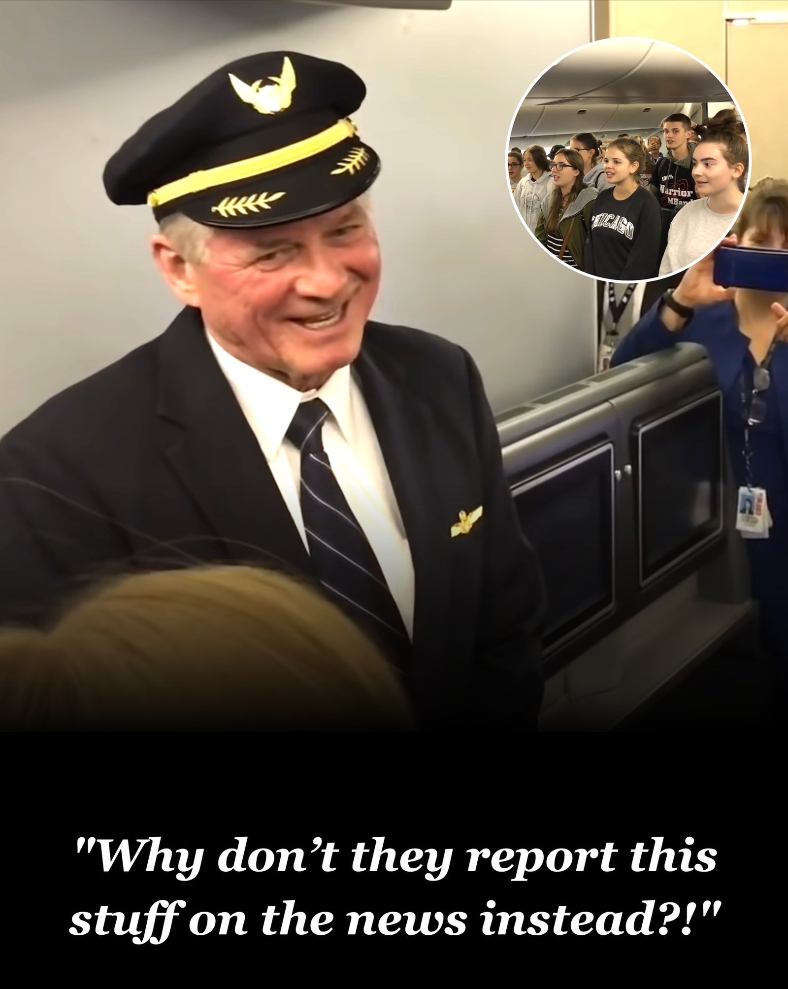 Students Give Pilot a Heartfelt Goodbye Through Song
