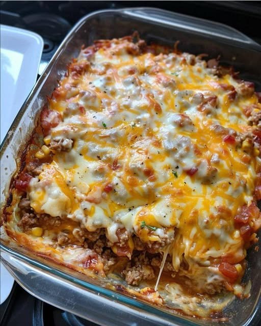 Old-Fashioned Ground Beef Casserole with Egg Noodles: A Creamy, Cheesy Comfort Food Classic