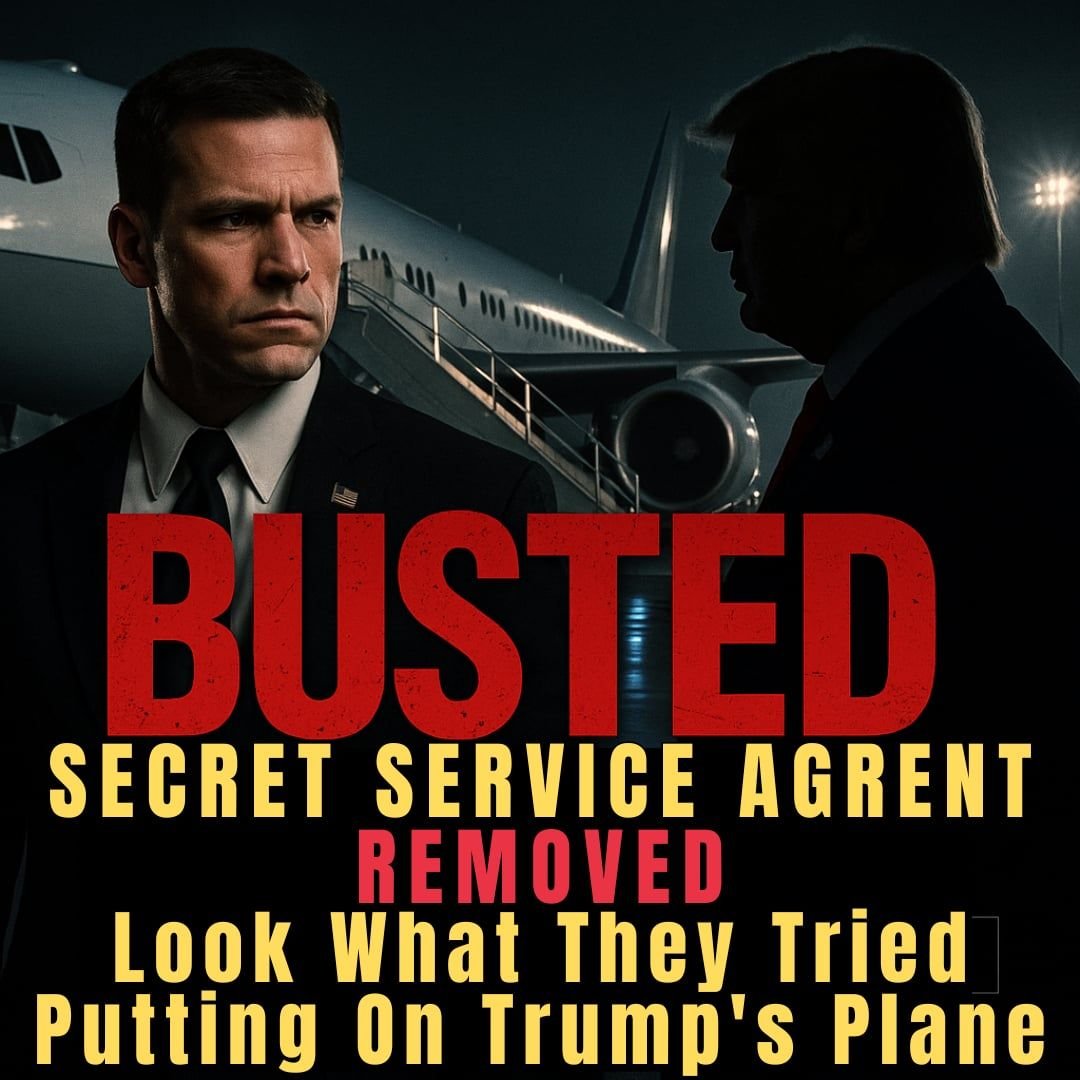 Secret Service Agent Caught Sneaking Something Onto Trump Plane