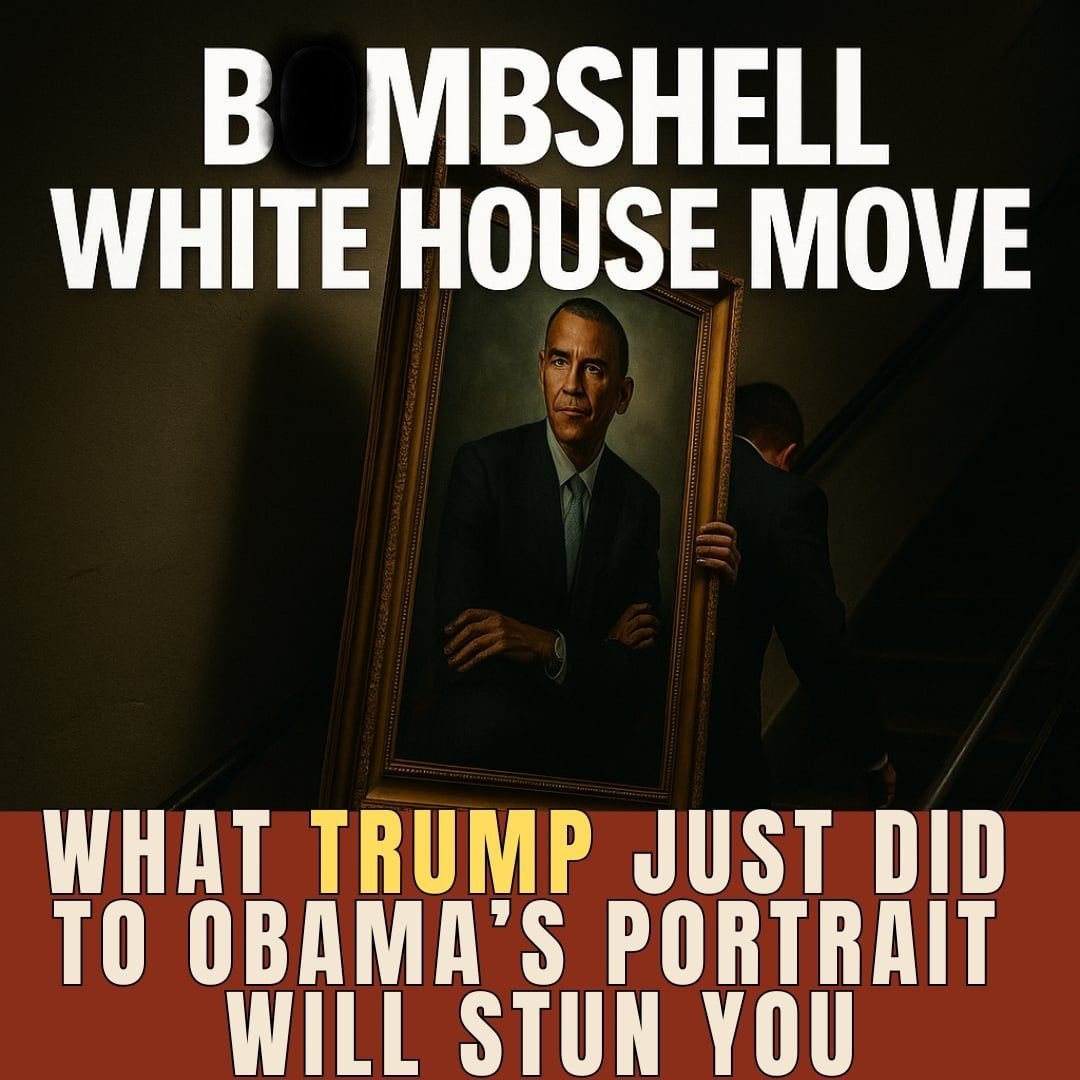 What Trump Just Did to Obama’s Portrait Will Stun You